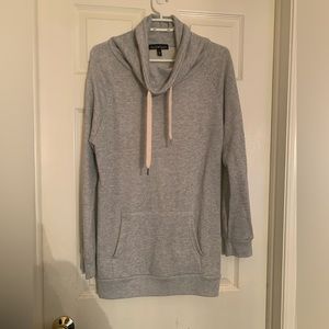 Grey large sweater long